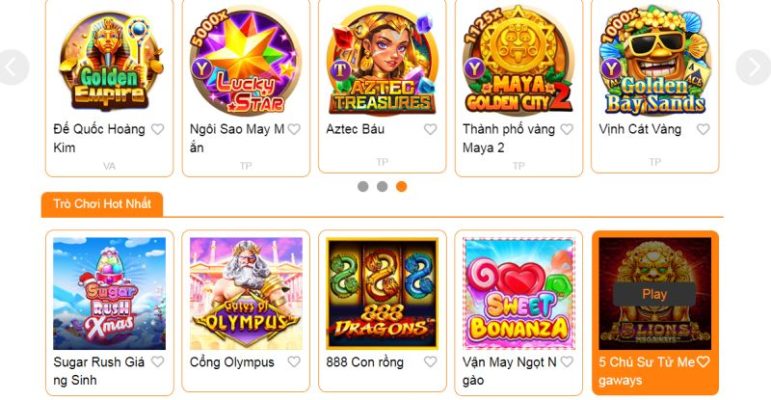 Những trò chơi kinh điển trong sảnh nổ hũ tại I9BET